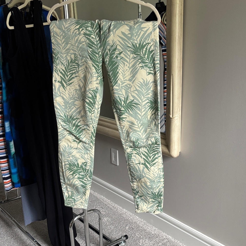 PARKER SMITH Leaf Pattern Pants